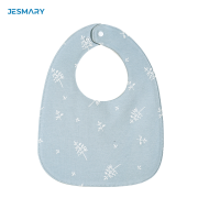 Yếm chống thấm cho bé có nút cài tiện lợi màu xanh pastel